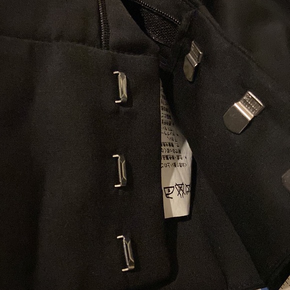 Dolce & Gabbana Black High Waist Diamanté Buckle Belt Button Wide Leg Pants! - Picture 11 of 13